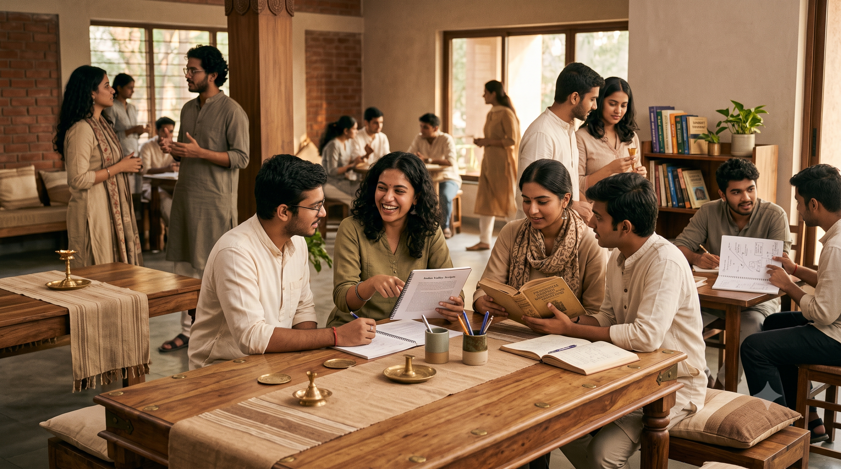 Participants at a community workshop